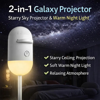 Galaxy Projector 2-in-1 Starry Sky Projector
