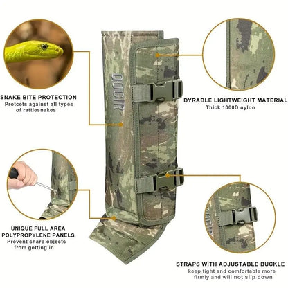 🐍🛡️Unisex Adjustable Outdoor Snake-Resistant Leg Gaiters
