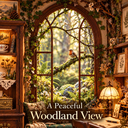 The Woodland Memory House™ 3D Handmade Heritage Shadow Box
