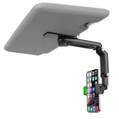 Car Phone Mount - Long Adjustable Arm, 360° Rotatable Anti-Scratch Secure Clamp