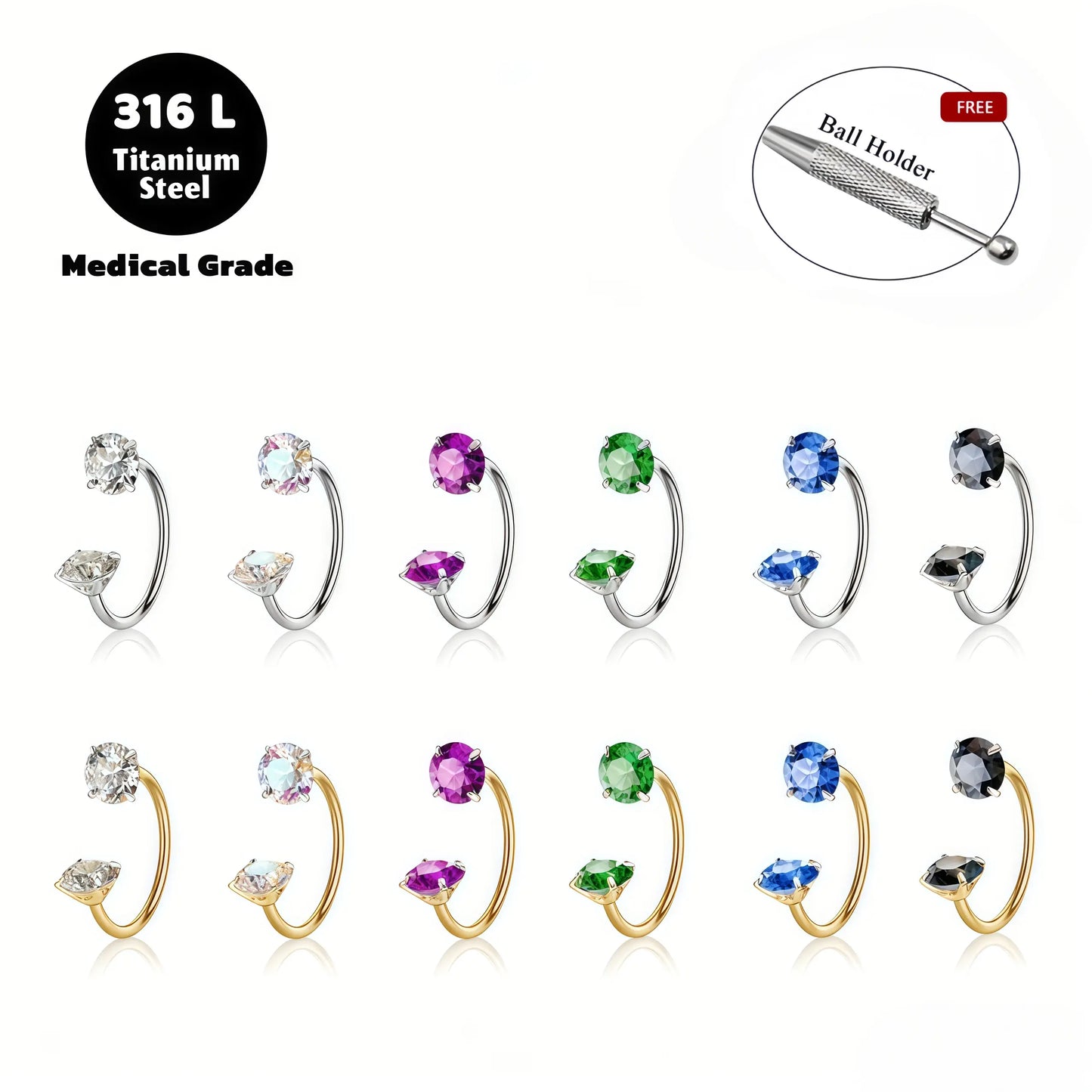 Horseshoe Nose Rings
