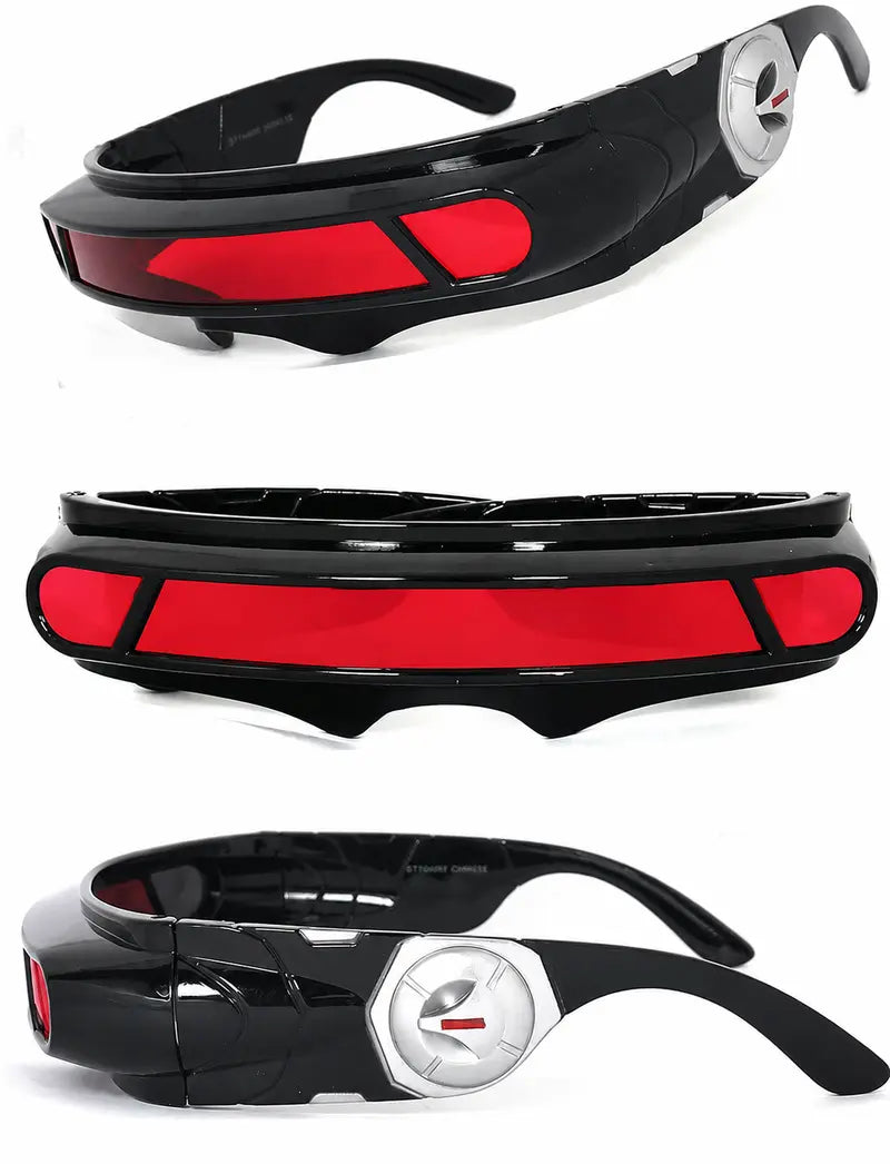 X-Energy Sunglasses Future Hero Visor Cyberpunk Eyewear Props