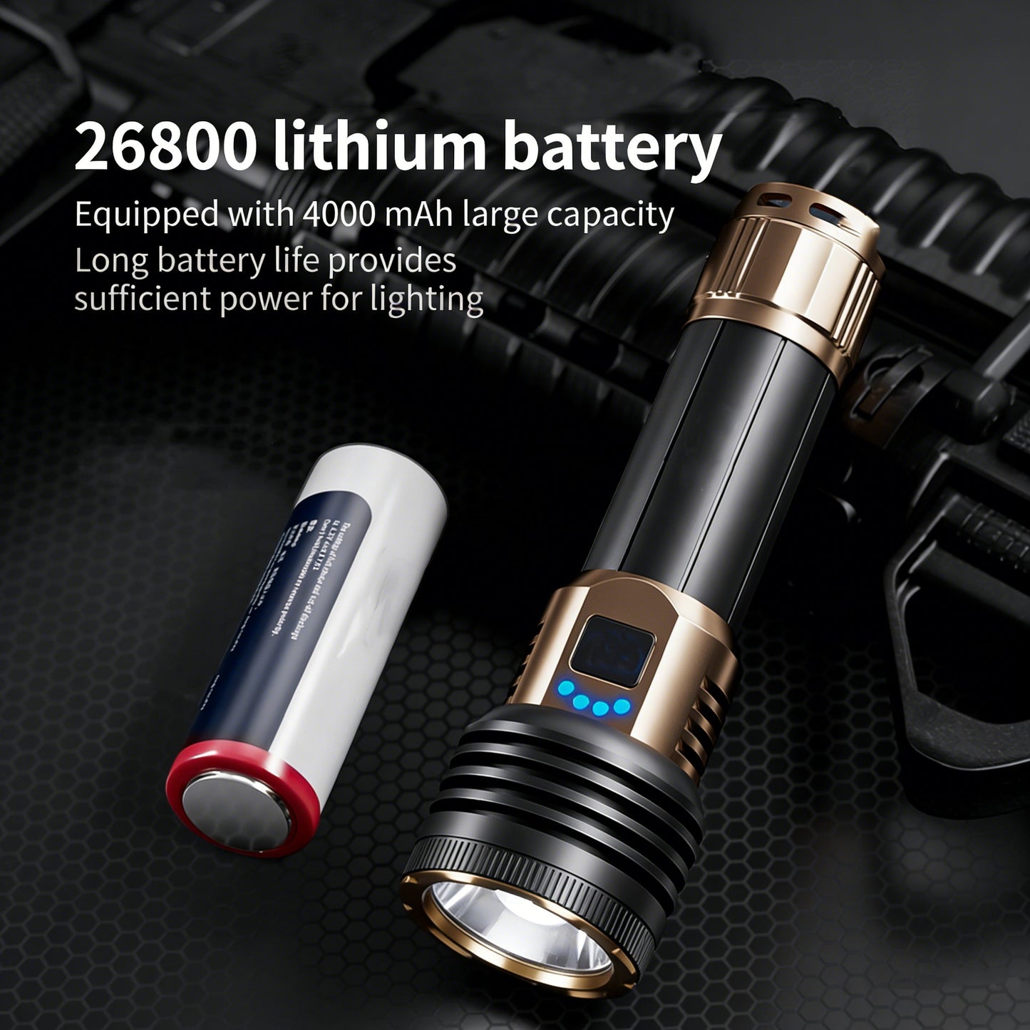 🔦Rechargeable Outdoor Long-Range Ultra-Bright Laser Flashlight