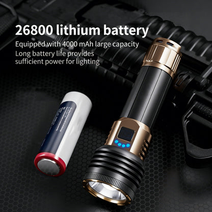 🔦Rechargeable Outdoor Long-Range Ultra-Bright Laser Flashlight