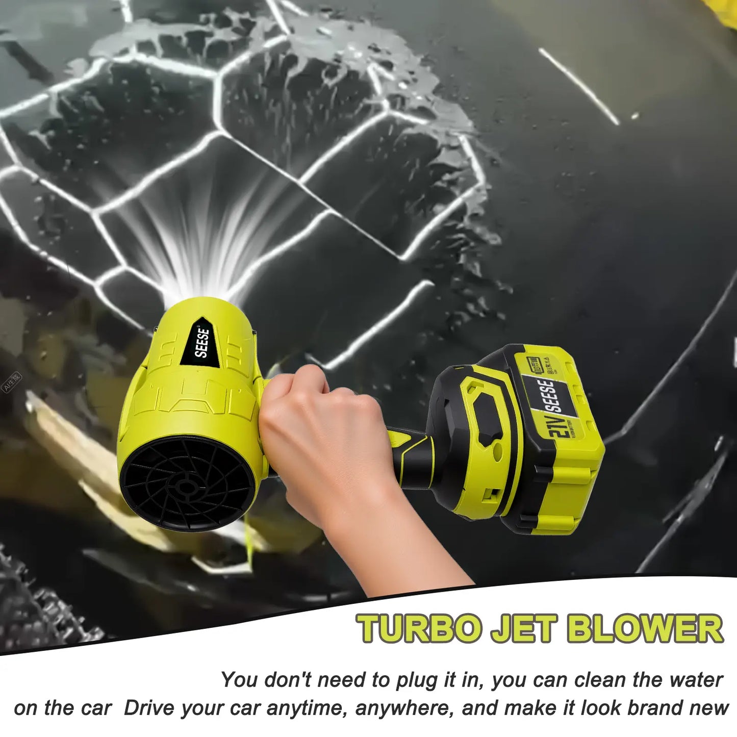 Turbo Jet Blower - Cordless Leaf & Snow Blower