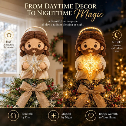 Faith-Inspired Jesus & Mary Christmas Tree Topper