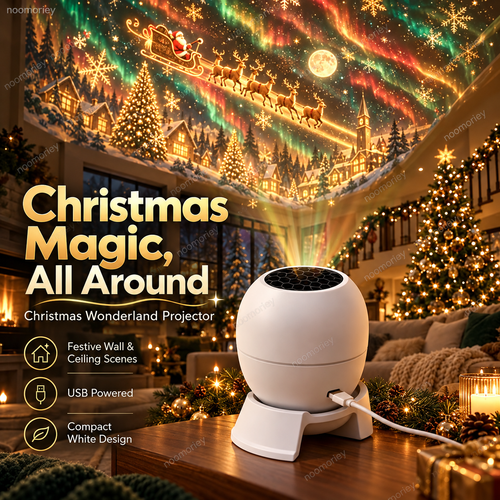 🎄 Christmas Wonderland Projector Light – Bring Santa’s Magic to Your Walls & Ceiling ✨
