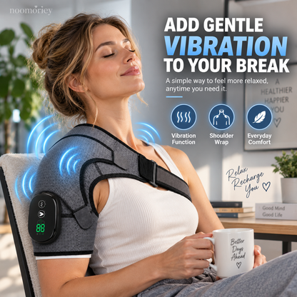 🔥 WarmEase – Heated Shoulder Massager with Vibration