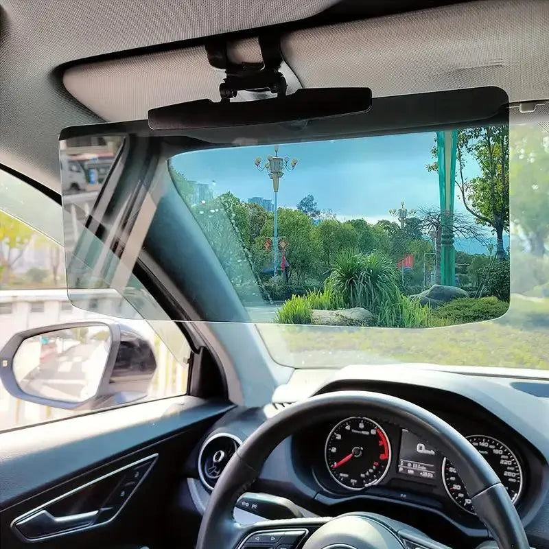 Car Anti-Glare Visor Extender Sunlight & Headlight Shield Adjustable Universal Fit for Safer Day & Night Driving Reduces Glare Enhances Visibility