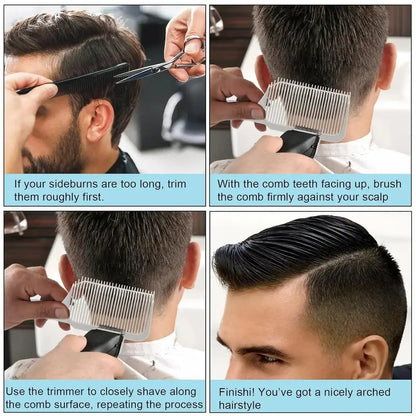 Unisex 4-Piece Hair Cutting Guide Kit