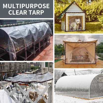 7*10FT Waterproof Clear Tarp