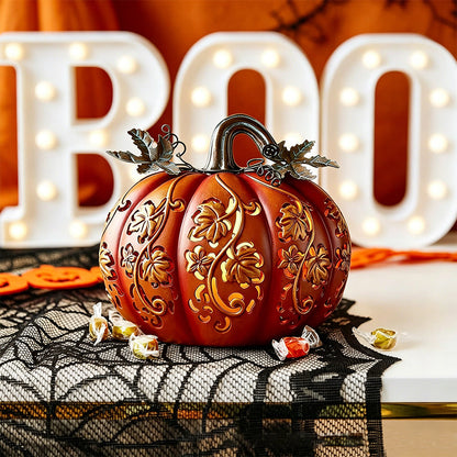 Light-Up Halloween Pumpkin Decoration
