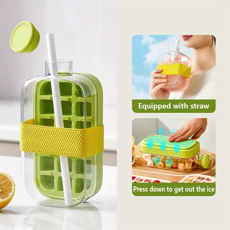 ❤️2-in-1 Ice Cube Tray with Bottle