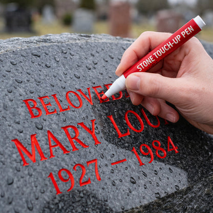 🔥HOT SALE 🐦Golden Tombstone Marker Pen for Restoring Faded Grave Inscriptions（2 PCS）