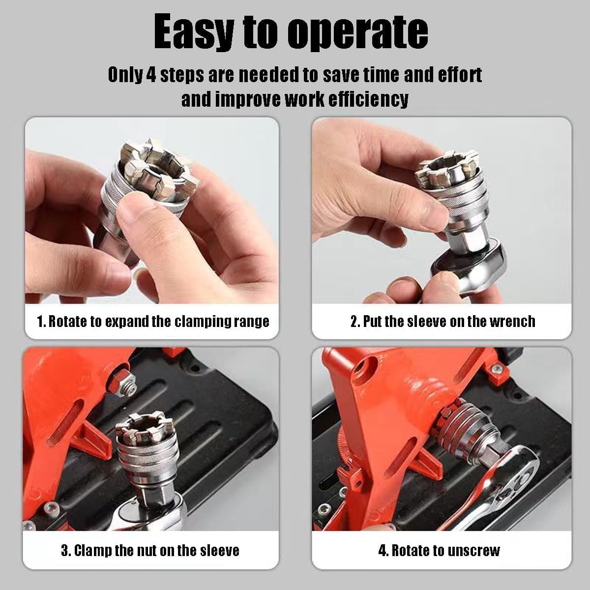 🌟 The All-in-One Universal Socket Wrench – One Tool, Endless Possibilities!