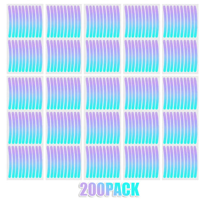 Car reflective stickers, glow-in-the-dark stickers for nighttime riding, reflective strips