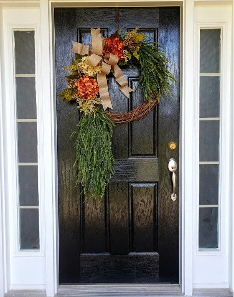 Handcrafted Rustic Hydrangea Wreath – Cozy & Inviting Decor