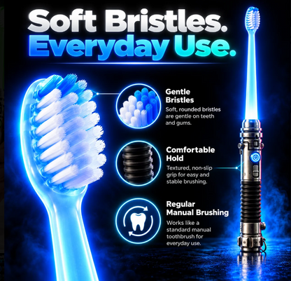 ⚡⚡LED Glow Toothbrush – Make Brushing Fun Again