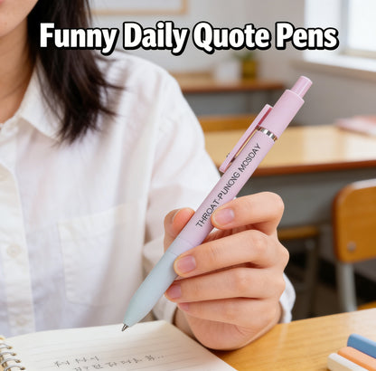 🔥LAST DAY 55% OFF - Funny Daily Quote Pens (7-Pack)