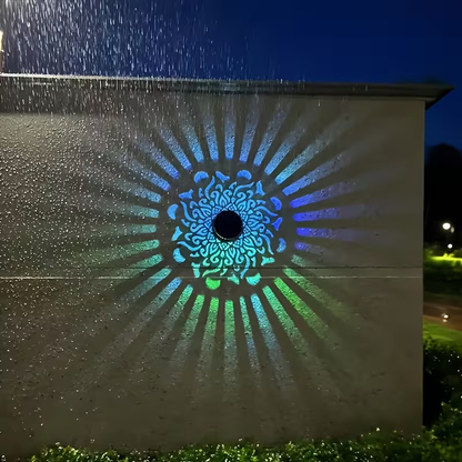 ☀️ Solar Mandala Light for Garden & Patio
