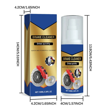 Brake Parts Cleaner Brake Spray Non-Corrosive, Oil-Dust-Rust Remover for Disc, Caliper, Spring, Clutch, Rotor