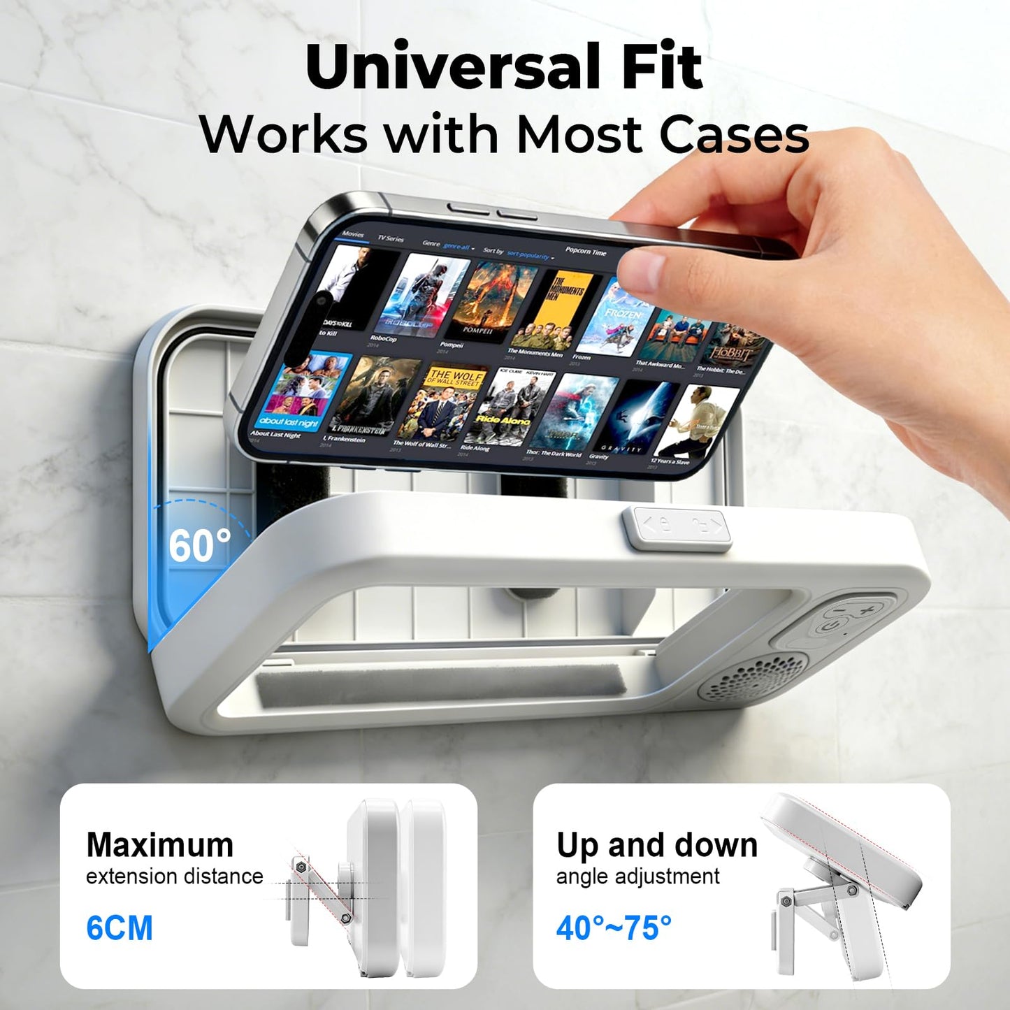 Waterproof Phone Case with Bluetooth Speaker