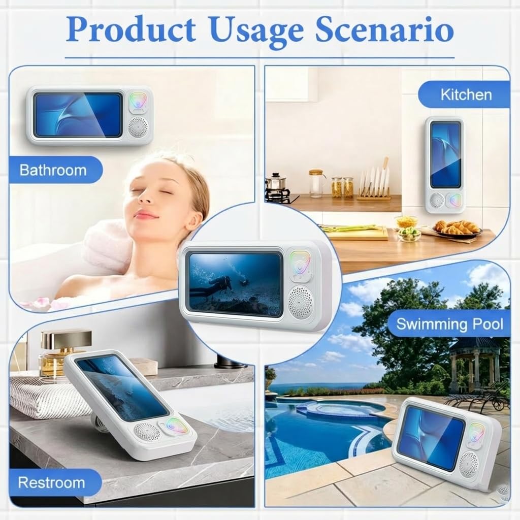 Waterproof Phone Case with Bluetooth Speaker