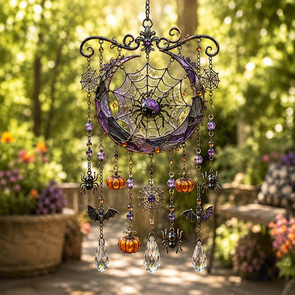 👻Halloween Glass Suncatcher Wind Chime