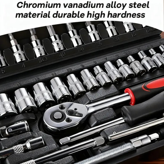 ⏰Christmas Limited-Time Offer🎄46pcs Car Repair Machinery Tools Set
