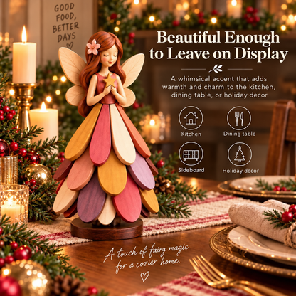 🧚 Fairy Bloom Trivet – Foldable Fairy Decor & Heat-Resistant Table Protector🎁