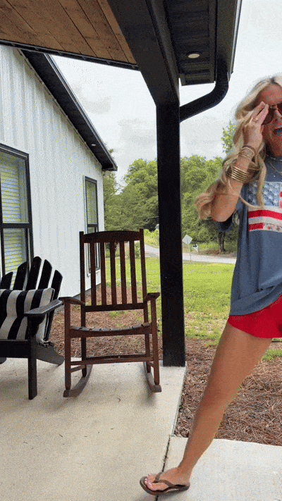 Retro American Flag Shirt, Faux Patchwork USA Tee, Digital Print Shirt, 4th of July Shirt