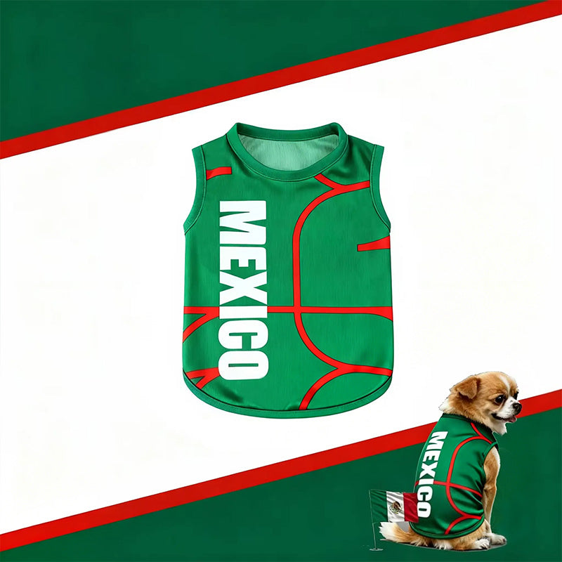 ⚽🐾 National Team Inspired Pet Jersey – Stylish Football Fan Apparel for Dogs & Cats