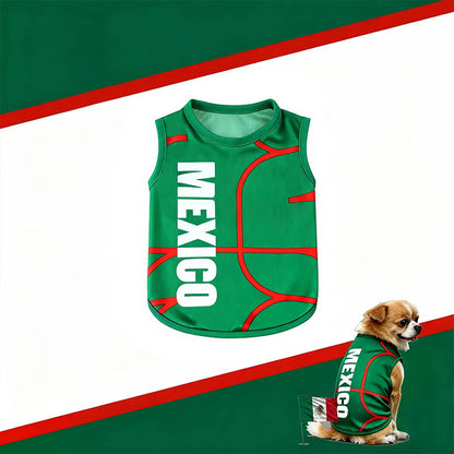 ⚽🐾 National Team Inspired Pet Jersey – Stylish Football Fan Apparel for Dogs & Cats