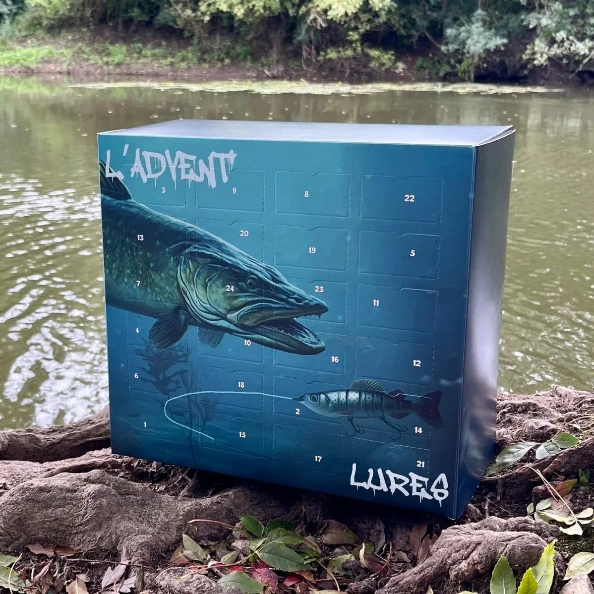 🎣🎄 Angler’s Advent Calendar – 24 Days of Fishing Lure Surprises for Anglers & Fishing Enthusiasts 🎁🐟✨