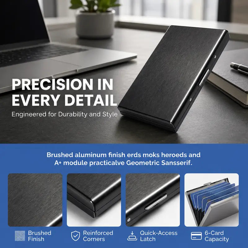 RFID Blocking Metal Card Holder