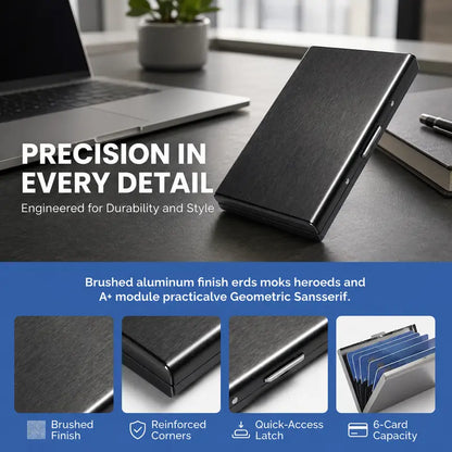 RFID Blocking Metal Card Holder