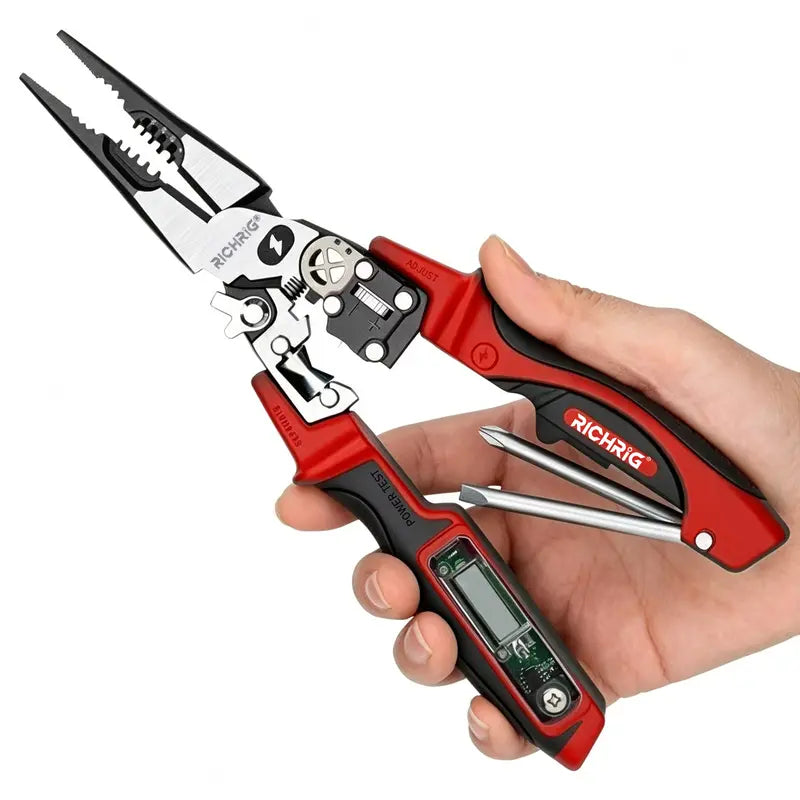Multifunctional digital display electrician's pliers