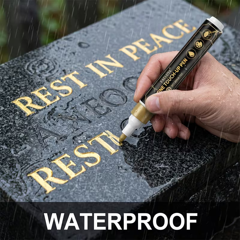🐦Golden Tombstone Marker Pen for Restoring Faded Grave Inscriptions