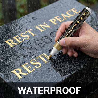 🐦Golden Tombstone Marker Pen for Restoring Faded Grave Inscriptions
