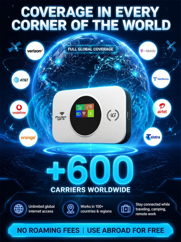 Starlink-Powered Portable 5G Router — LIFETIME ZERO MONTHLY FEES, 100% Global Signal!