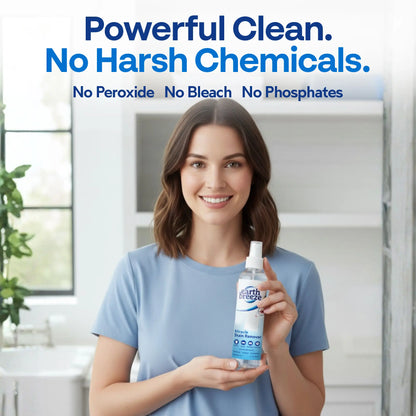 NEW! Earth Breeze Miracle Stain Remover Spray: Removes Virtually All Household Stains | Powerful All-In-One Solution | No Harsh Chemicals | Ultra-Effective Tough Stain Eliminator | Made in USA – 4fl oz