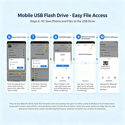 3-in-1 USB Flash Drive – USB 3.0 & Type-C OTG, High-Speed Phone & Computer Storage**