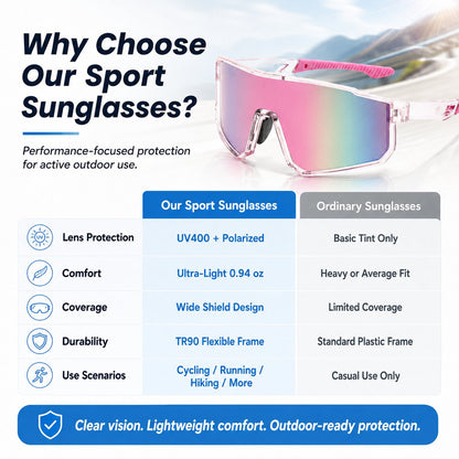 The Ultimate Ultra-Lightweight Sports Performance Sunglasses 🕶️✨