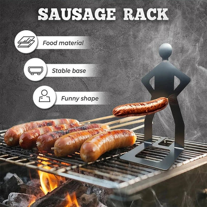🌭BUY 1 FREE 1🍖Outdoor prankster Stainless Steel BBQ Sausage Holder