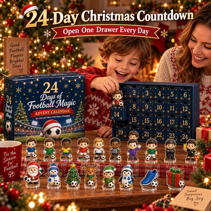 24-Day Christmas Advent Calendar | Football Team Collectible Figures