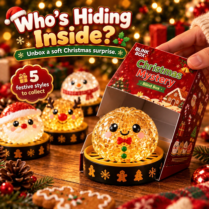 🔥 Limited-Time 49% OFF 🎄 Christmas Mystery Dumpling Squishy Blind Box 🎁 Cute Holiday Surprise Gift