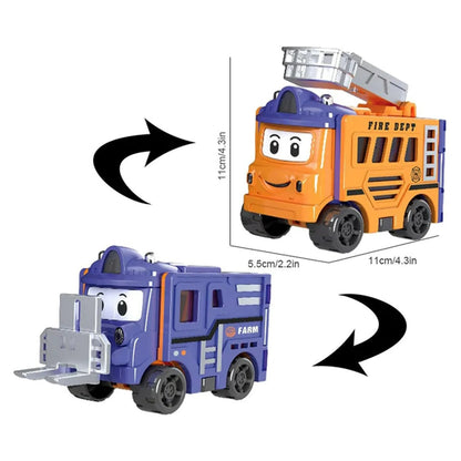 🚗✨Flip & Change Reverse Car | Cartoon Transformable Kids Toy