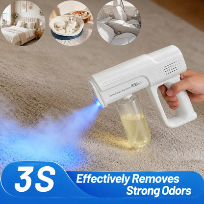 Nano Blue Light Probiotic Pet Odor Eliminator – Bio-Enzyme Urine Cleaner & Deodorizing Spray