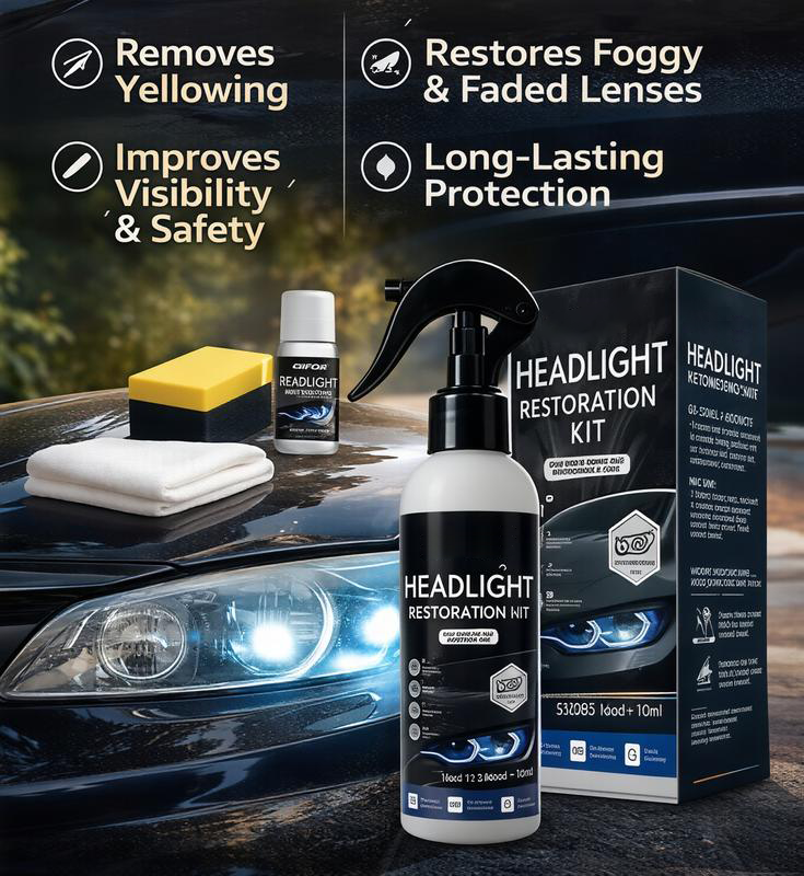 🔥2026 HOT SALE🔥🚘Automotive Headlamp Restoration Fluid