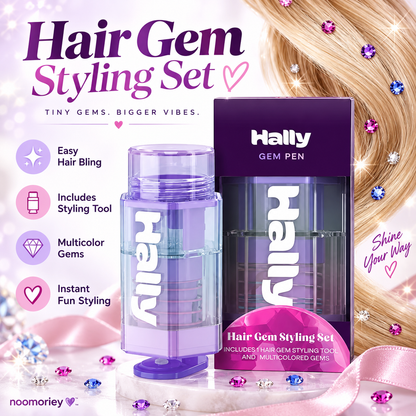 ✨ Instant Sparkle Hair Gem Styling Set – Easy Multicolor Hair Gems for Parties, Festivals & Everyday Looks
